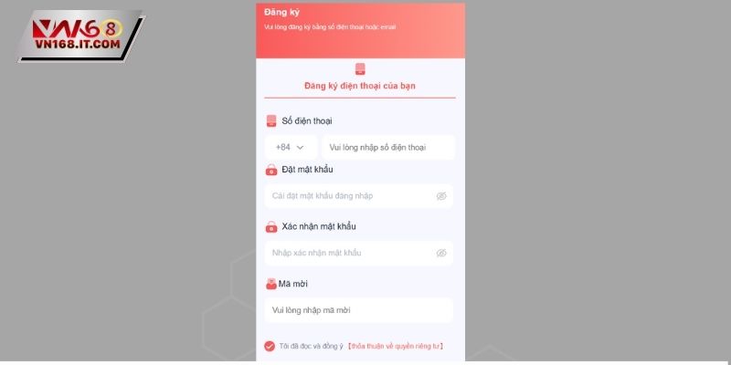 Đăng Ký VN168 - Hướng Dẫn Trở Thành Hội Viên Chính Thức